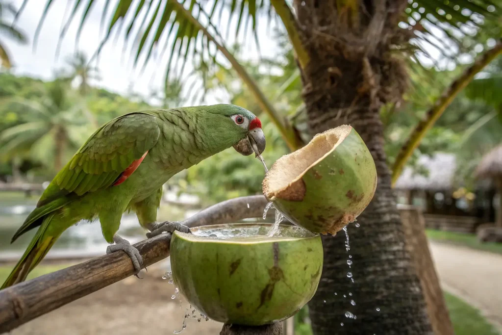 7 Surprising Health Benefits of Parrot Coconut Water for Your Feathered Friends 2 parrot coconut water