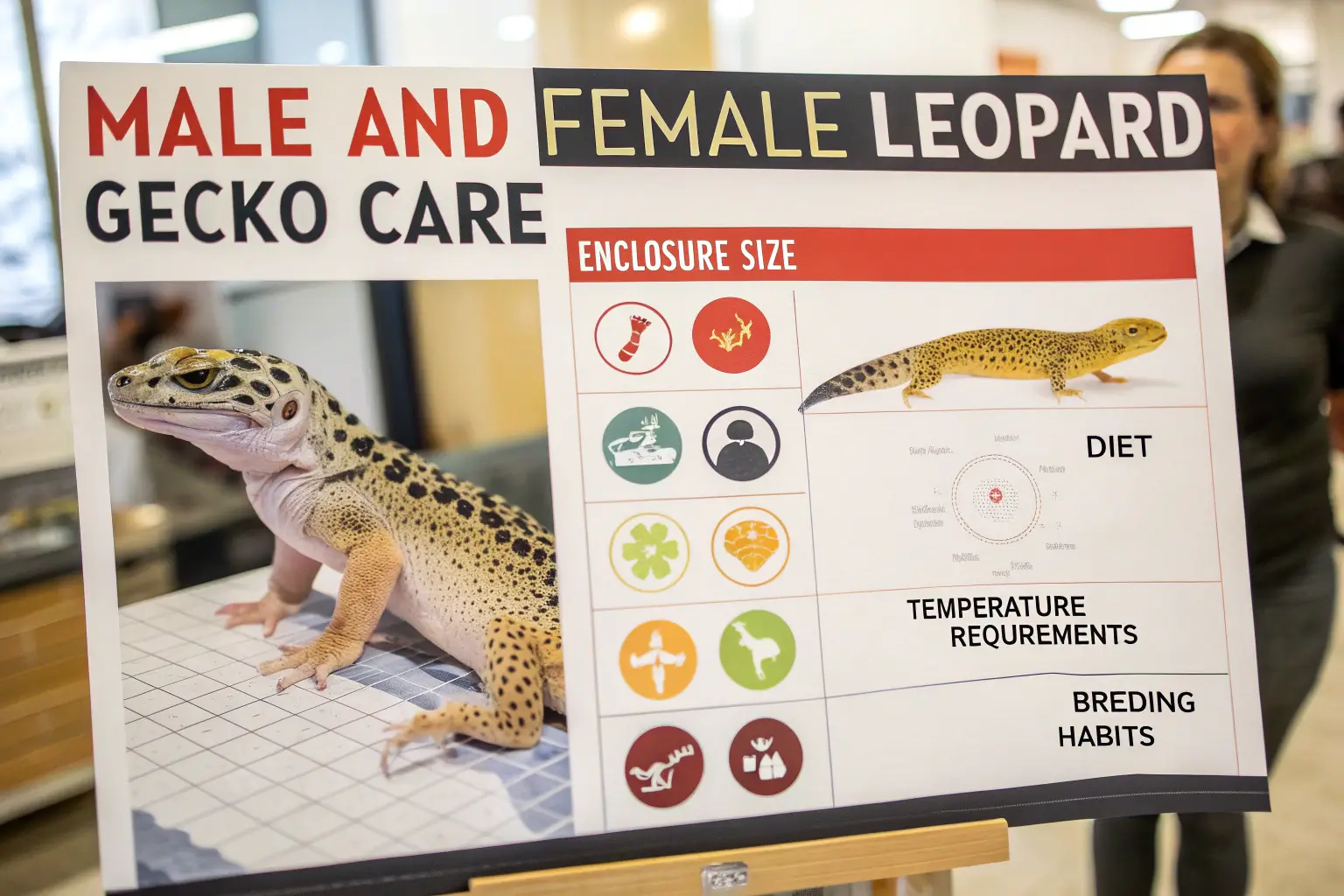 male vs female leopard gecko