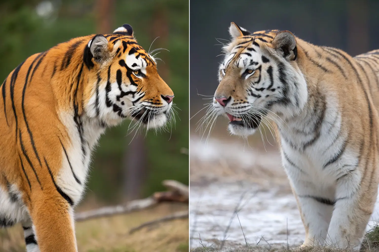 bengal tiger vs siberian tiger
