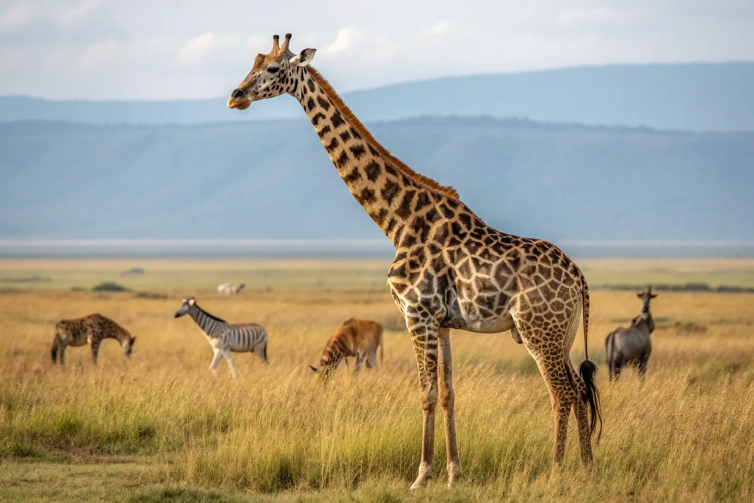 big stuffed giraffe animals