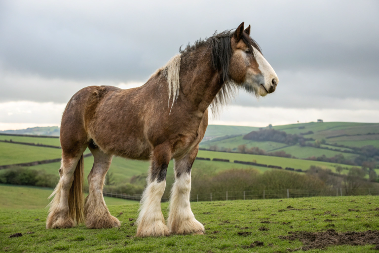 "Clydesdale horse,"