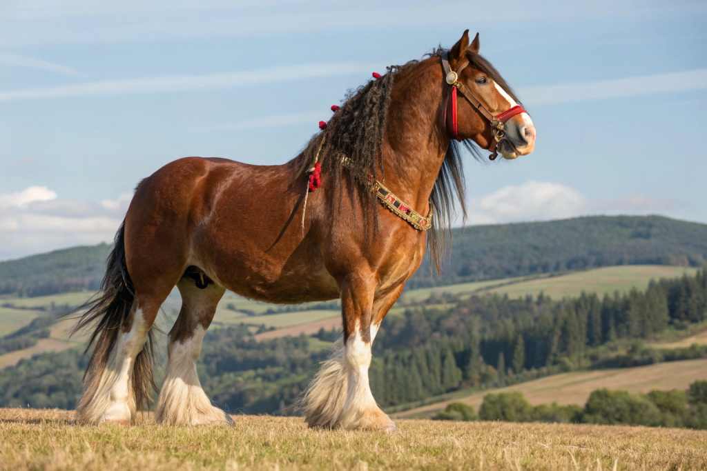 Clydesdale Horse: 5 Fascinating Facts You Need To Know 2 When you hear "Clydesdale horse," your mind likely conjures images of those majestic gentle giants pulling the famous Budweiser hitch or towering over spectators at parades. Their impressive stature and distinctive feathered legs have made them icons in the equine world. While originating from Scotland's Clyde Valley, these powerful draft horses have come to represent so much more than their geographic roots.
