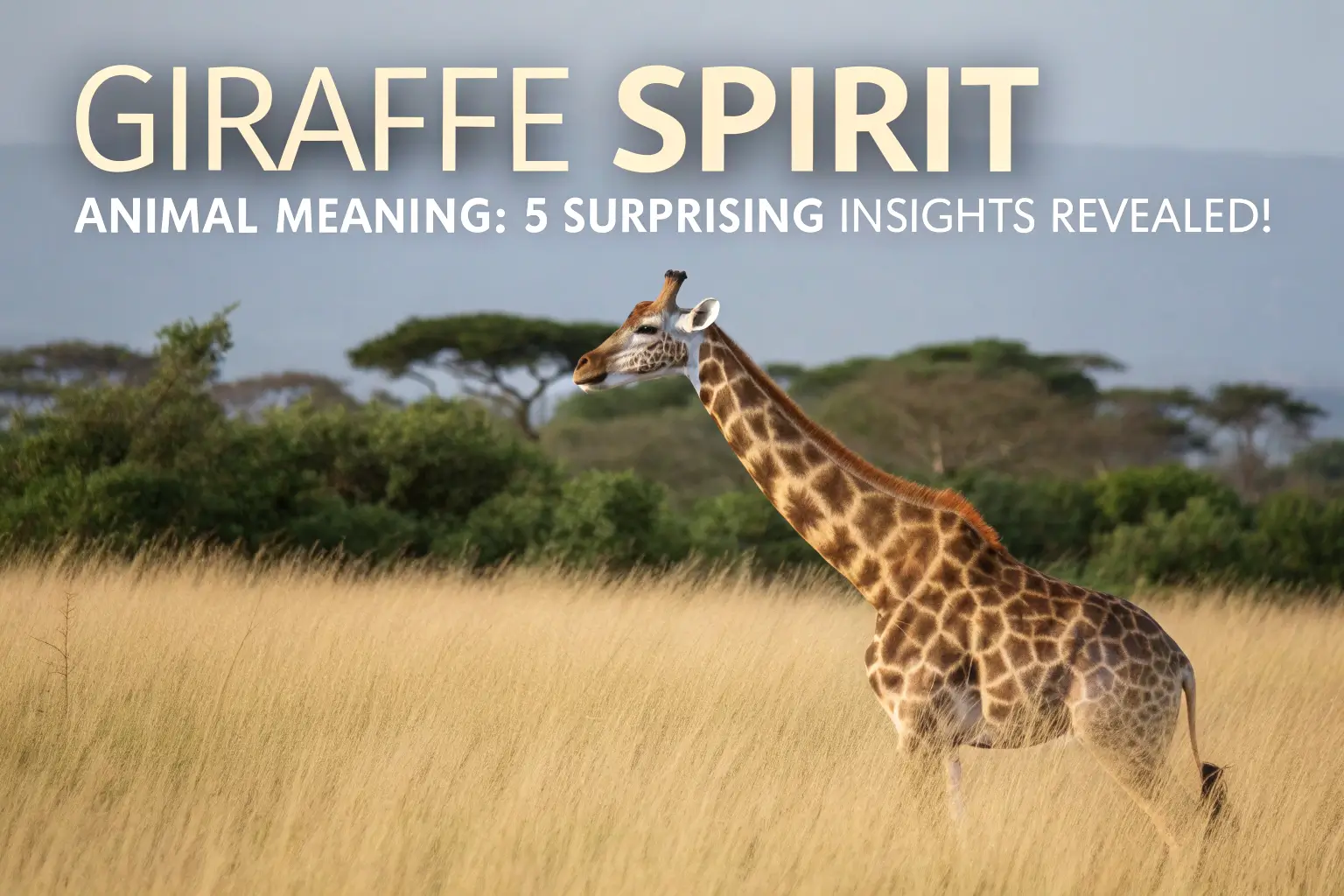 giraffe spirit animal meaning