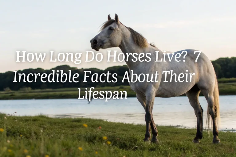 how long do horses live