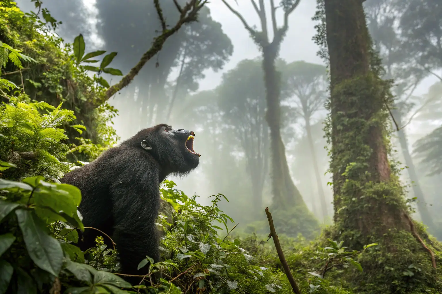 sound of howler monkey