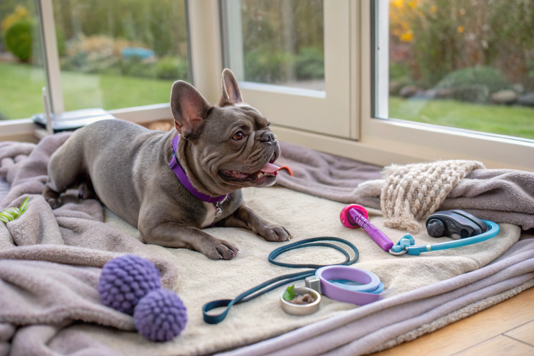 lilac french bulldog