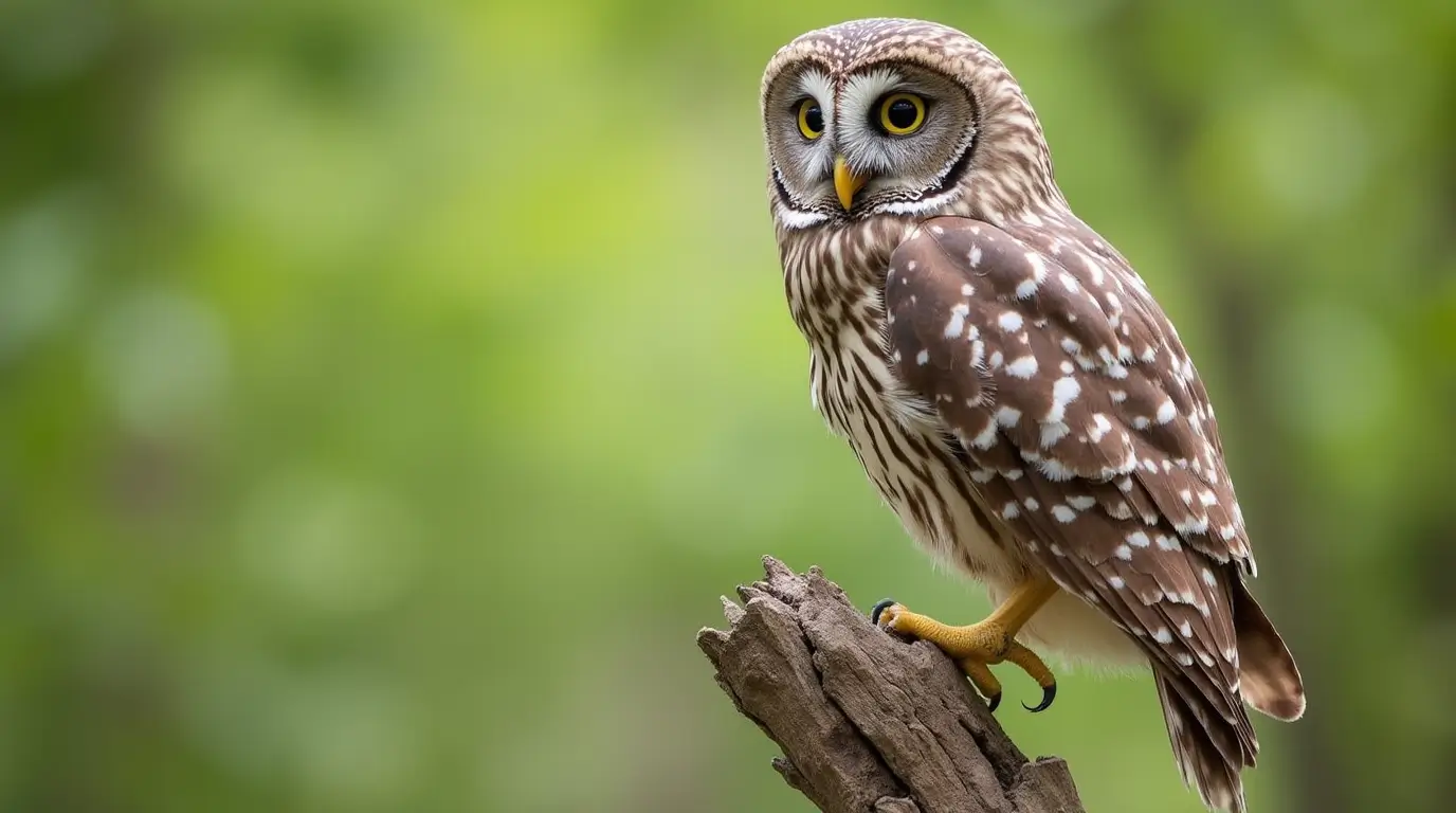 does the great grey owl harm trees