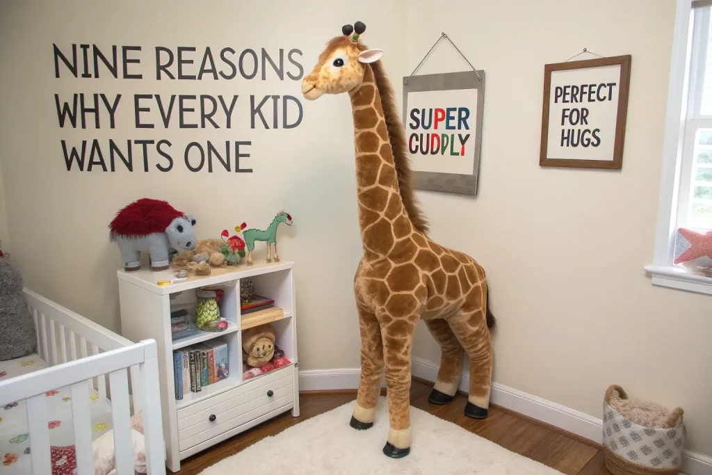 Huge Giraffe Stuffed Animal: 9 Reasons Every Kid Wants One! 2 huge giraffe stuffed animal