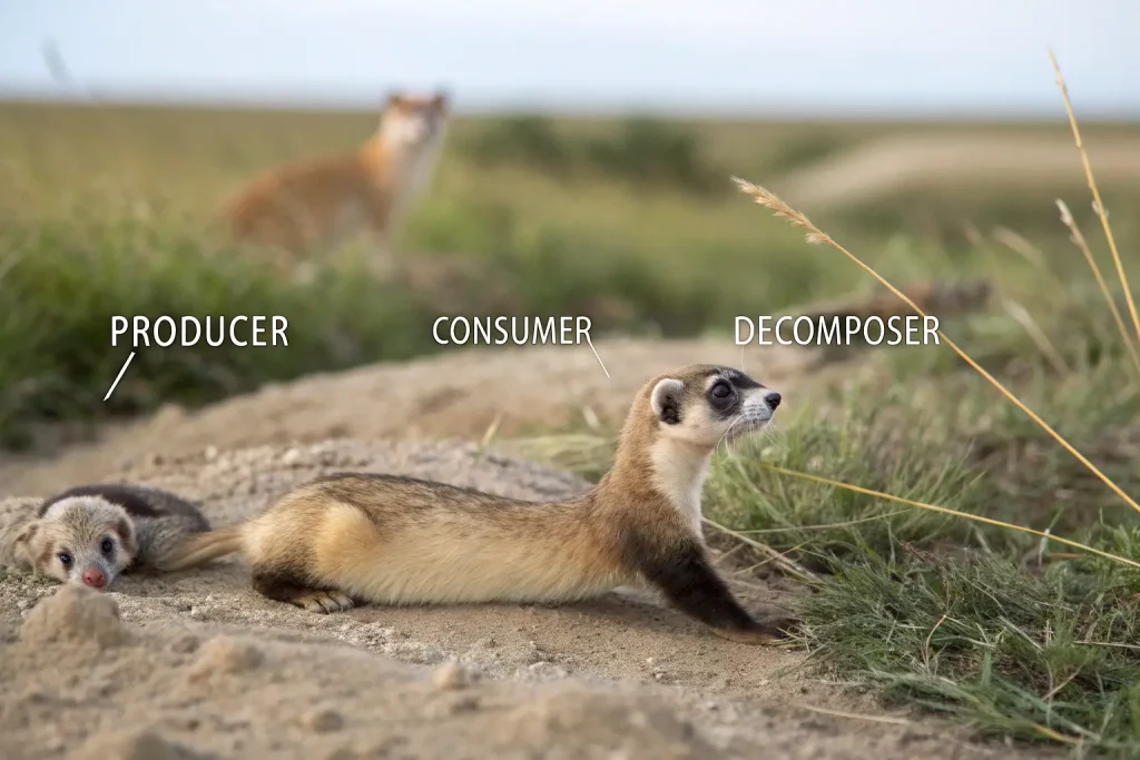 Is a Black-Footed Ferret Producer, Consumer, or Decomposer? 3 Roles Explained! 2 ferret producer consumer or decomposer