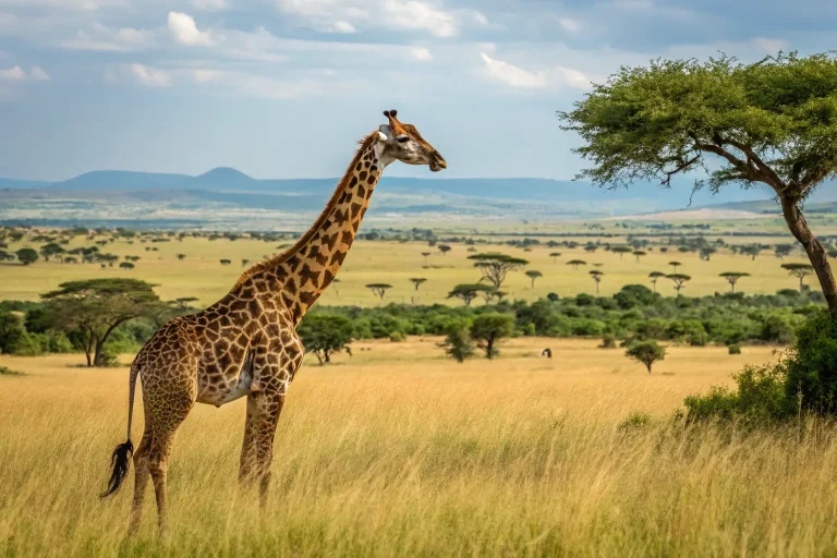 large giraffe stuffed animal