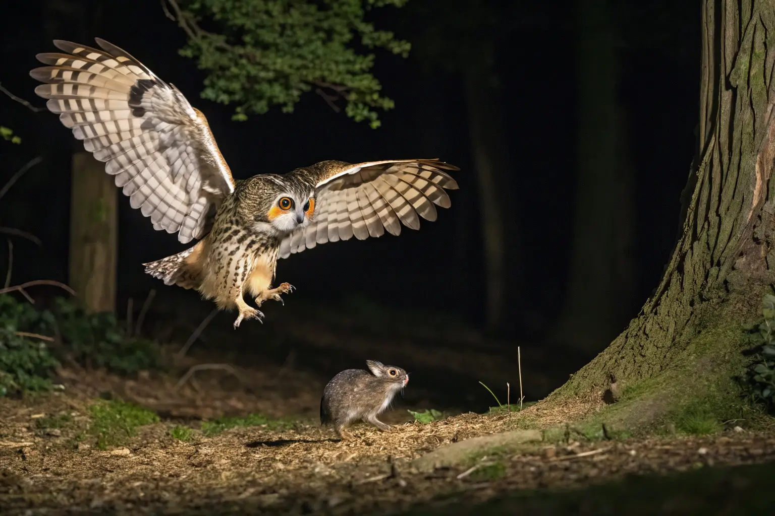 what are owls and mice in the food chain