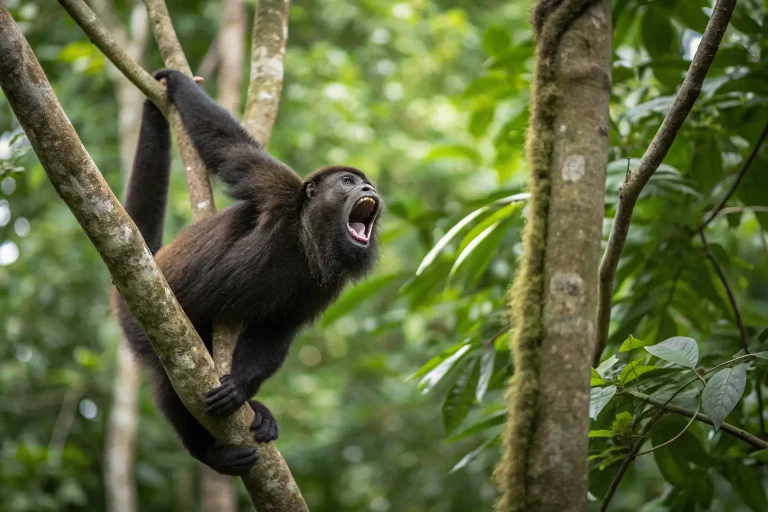 howler monkey sound like