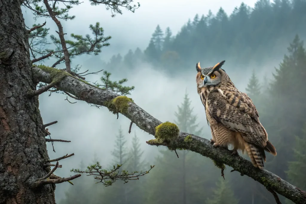 the horned owl symbolize in norse mythology